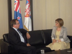 23 June 2014 The National Assembly Speaker in meeting the New Zealand Minister of Foreign Affairs 